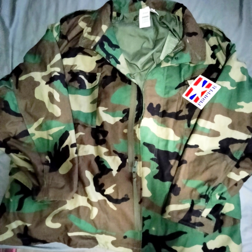 PROPPER US Military Camouflaged Cold Weather Field Jacket Hide away Hooded 
